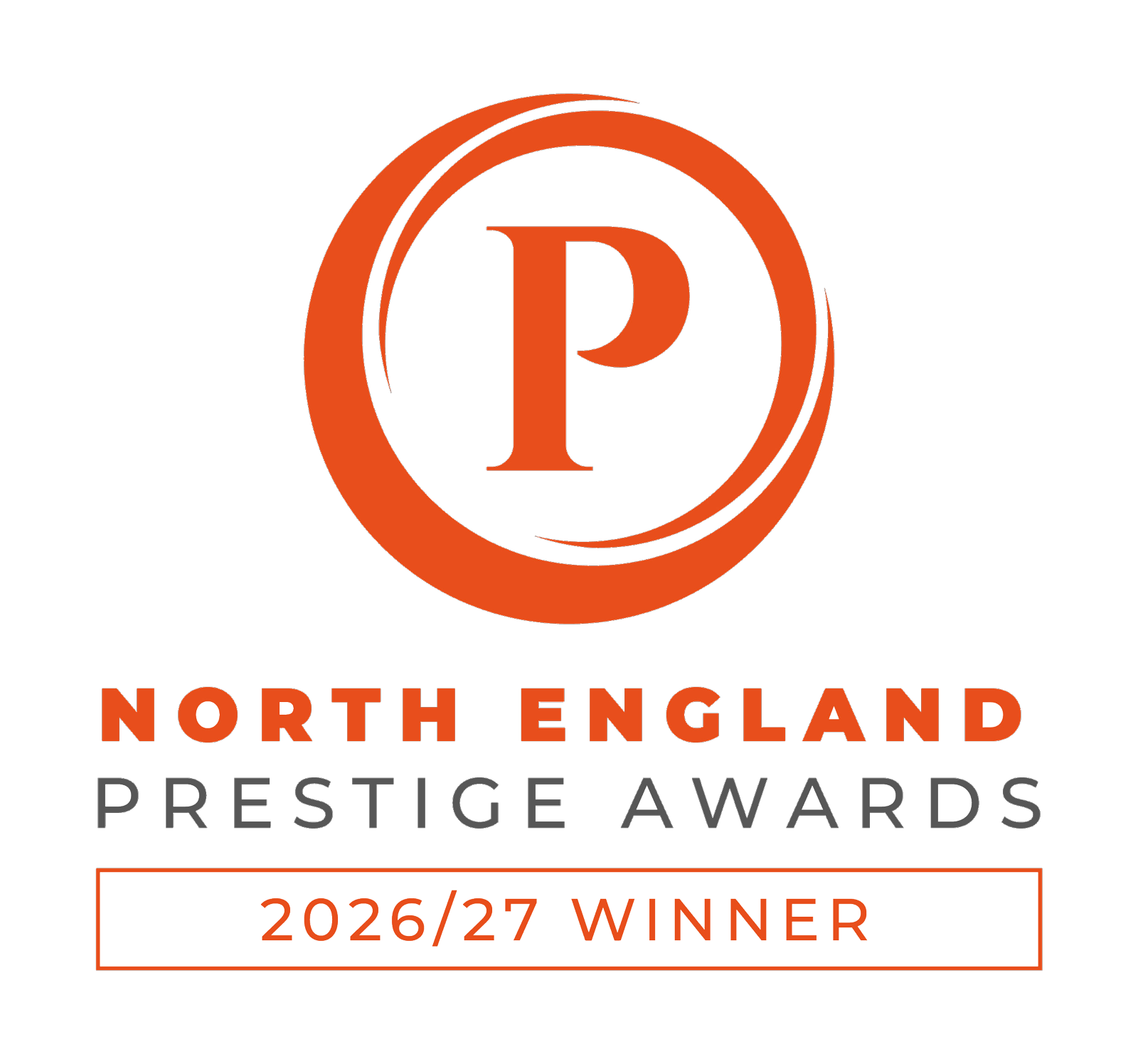 North England Prestige Awards 2026/27 winner badge for Pet Care Service of the Year